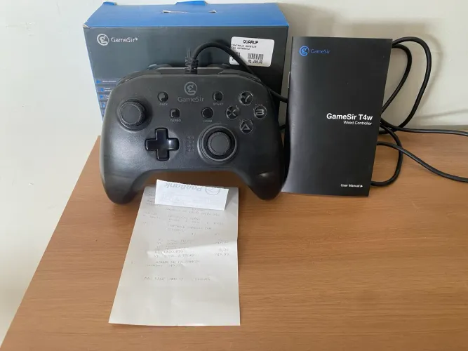 Controle Gamersir T4w com fio - vender logo