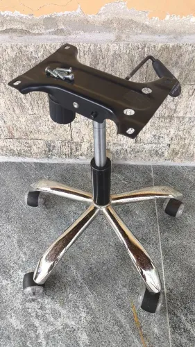 Kit cadeira escritório: flange, pistão, estrela e rodas
