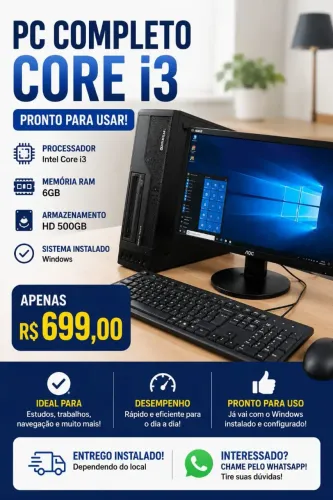 PC completo computador