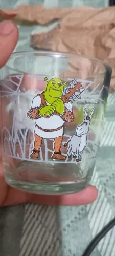 Copo Shrek para sempre Nutella original.