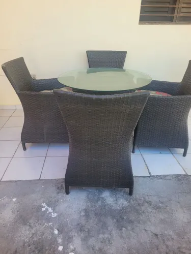 Conjunto mesa vime