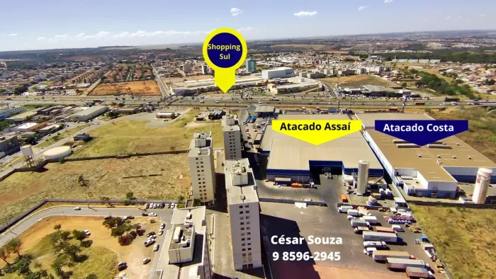 Apto 03 quartos no Parque das Águas, atrás do Mc Donald"s