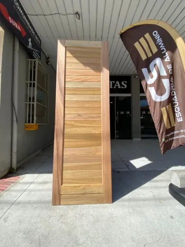 PORTA DE MADEIRA MACIÇA 2.10X 60CM 70CM 80CM - OFERTA DE JULHO