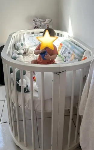 Berço Crescer Redondo Multifuncional 4 Fases