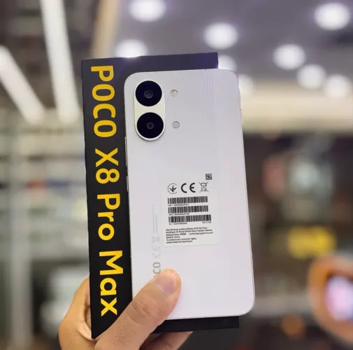 Novo Poco X8 PRO MAX 5G NFC 256GB 08GB RAM Capa Película Entregamos