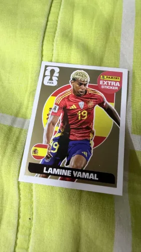 Figurinha ouro Lamine Yamal
