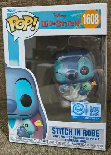 Stitch in Robe - Funko Pop Novo e Original