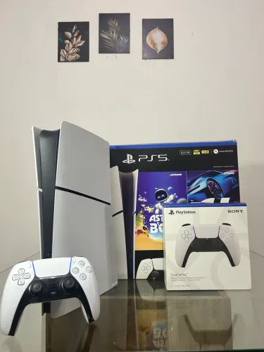 Ps5 SLIM + CONTROLE LACRADO -> NOVÍSSIMO!!!