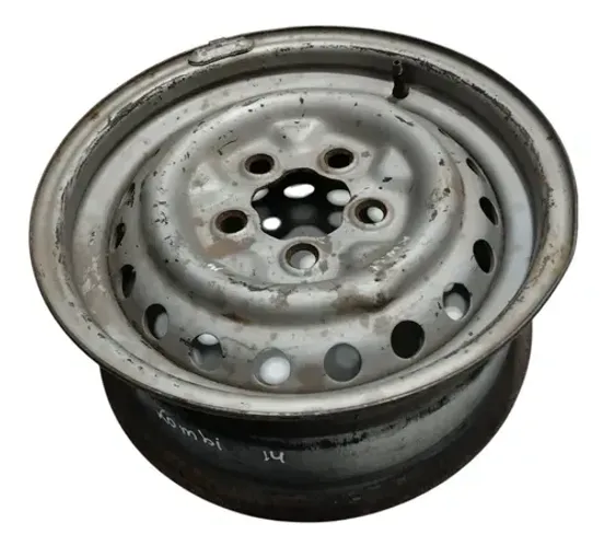 Roda Ferro Aro 14 Volkswagen Kombi 1997 1998 1999 2000 2001 Prata