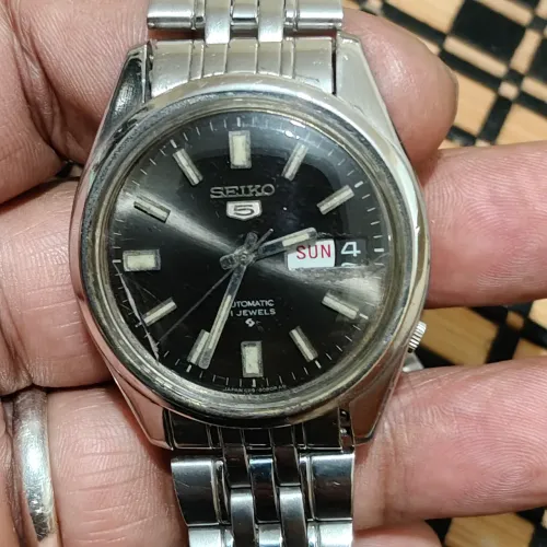 Relógio Seiko automático 6119 funcionando