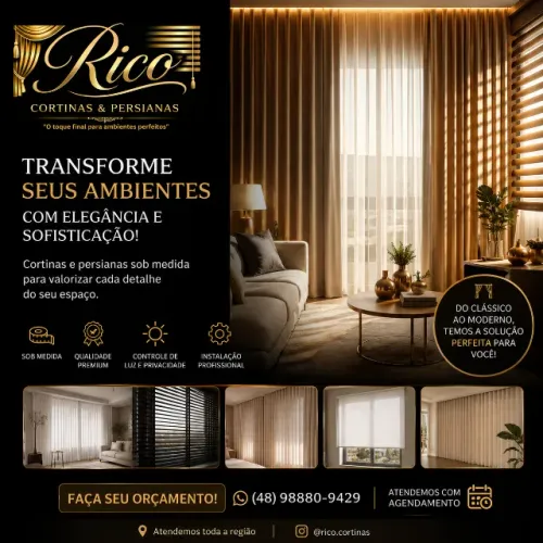 Cortinas e Persianas