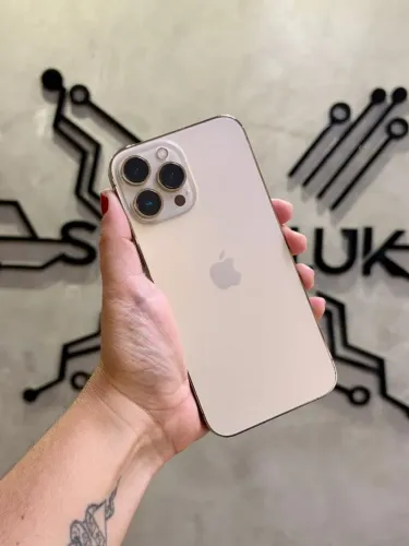 iPhone 13 Pro Max Gold 128GB (Nota e 3 meses de garantia)