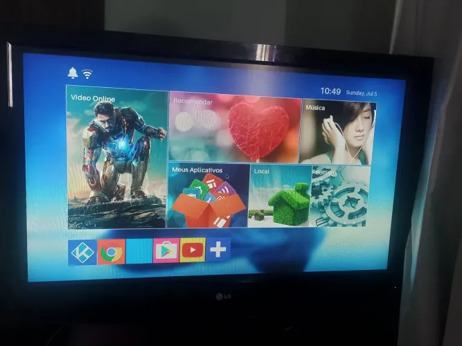Tv LG 42 LCD em perfeito estado 250 reais p sair hj