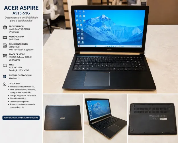 Noteboo ACER ASPIRE A 515-51G