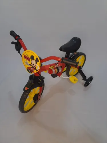 Bicicleta Infantil Aro 12 Nathor Modelos Feminino Masculino Mickey 12