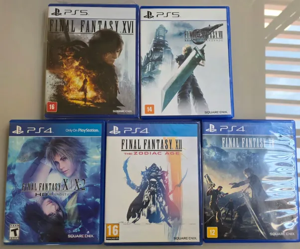 Final Fantasy Collection ps4/ps5 X,XII,XV,XVI,VII remake
