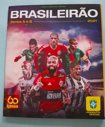 Álbum Brasileirão 2021 Panini (vazio) Excelente Estado