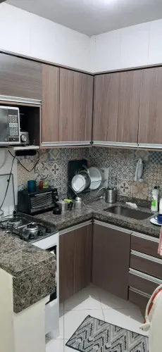 Quarto e sala na Praia da Costa