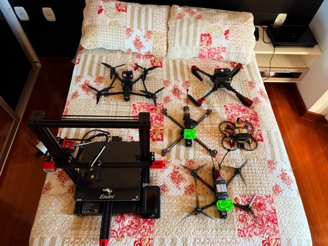 Drones dji fpv impressora 3D outros