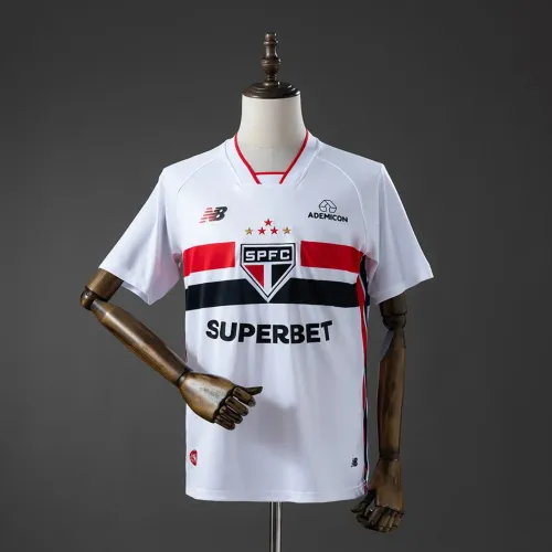 Camisa São Paulo FC Branca Tricolor - Nova