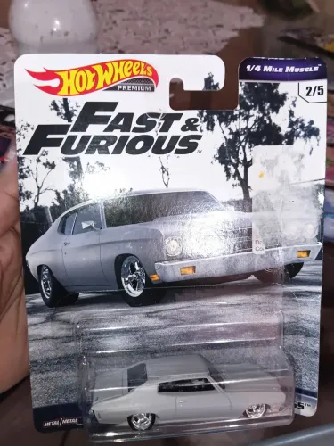 Miniatura Hot Wheels Premium Fast & Furious - 1970 Chevrolet Chevelle SS