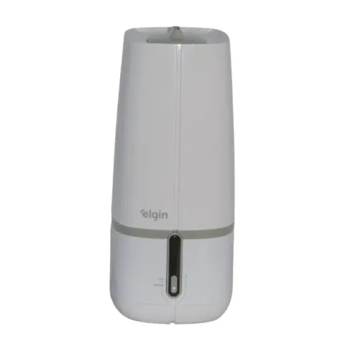 Umidificador Ultrassônico de Ar 2L Elgin 3 Níveis Digital Portátil Bivolt