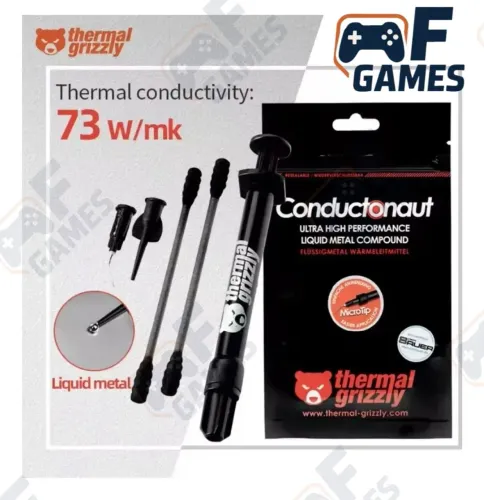 Metal Líquido Thermal Grizzly 1g Novo Lacrado | Aceito Cartão!!!