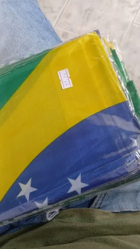 Bandeira do Brasil dupla face 1,50x0,90 Copa do Mundo 