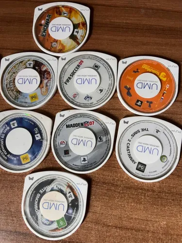 Lote de jogos de psp