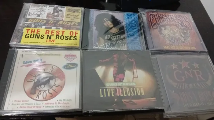 Lote cds banda Guns n Roses 