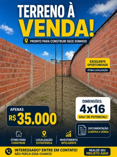 VENDE-SE TERRENO