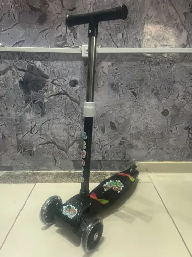 Patinete infantil com led na roda dobrável