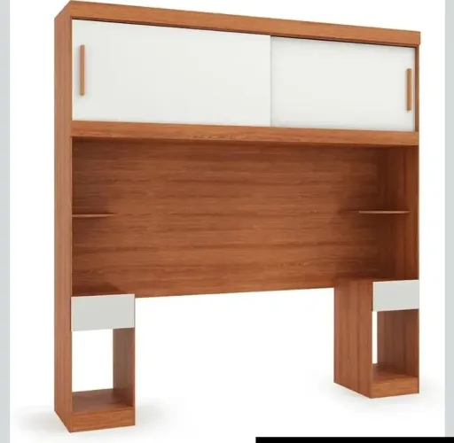 Nicho + cabeceira de guarda-roupa espaçoso