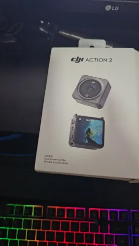 Câmera de ação DJI 2 Só aberta para testes.