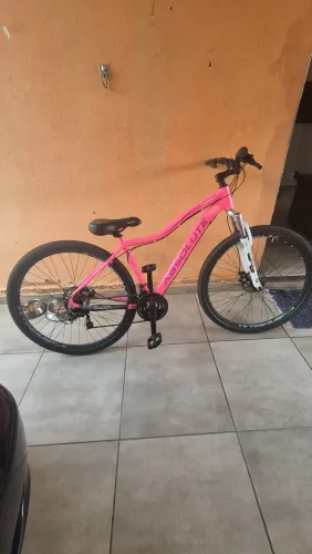 Bike Aro 29 Absolute Rosa - Suspensão + Freio a Disco