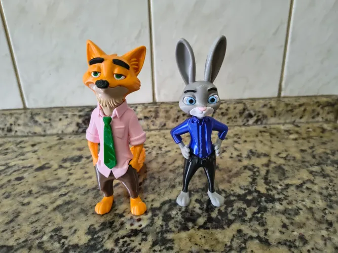 Nick e Judy - Zootopia 3D