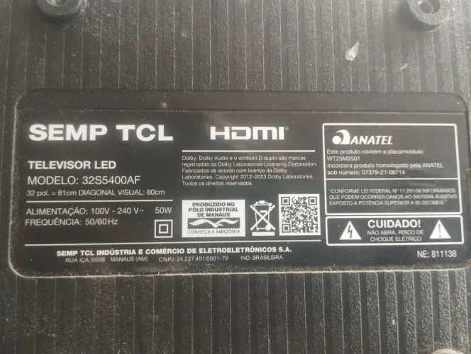 Placa de tv TCL Semp 