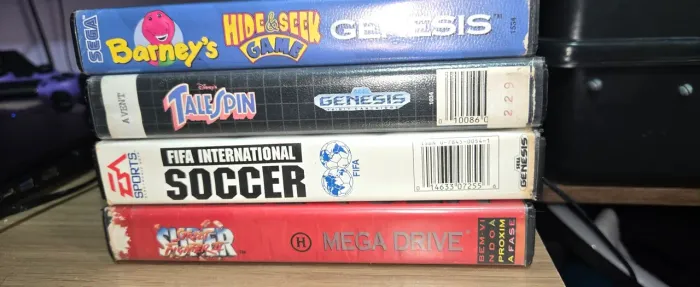 Cartuchos originais mega drive usado leia o anúncio