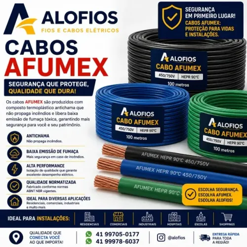 fios e cabos afumex corfio