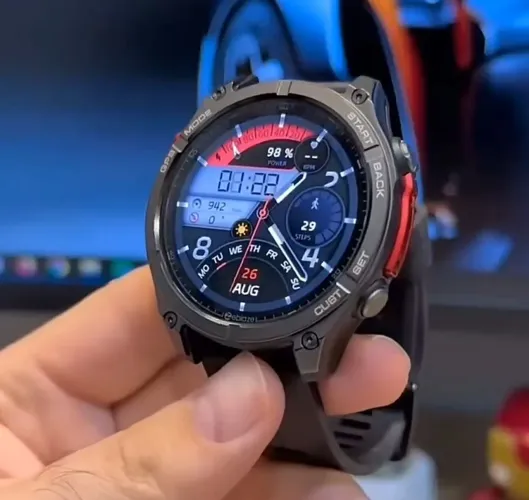 Zeblaze Stratos 4 - GPS, Bússola, lanterna e à prova de água 
