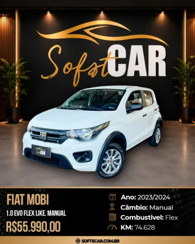 Fiat Mobi Like 1.0 Fire Flex 5P. 2024