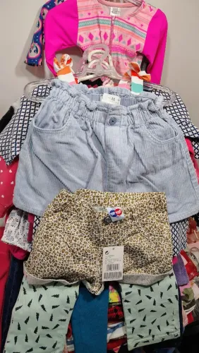 Lote menina 1 a 4 anos 400 ítens *SOMENTE LOTE*