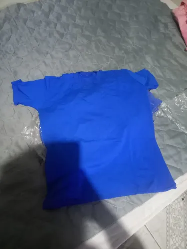 Camisa long lisas em tecido - cotton premium