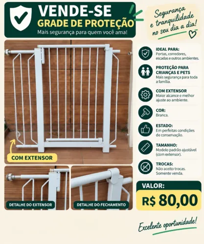 GRADE EM PERFEITA CONSERVAÇÃO