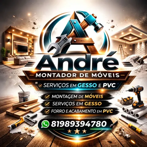 MONTADOR DE MÓVEIS,   SERVIÇOS, DE PVC. ENVELOPAMENTOS EM GERAL. 