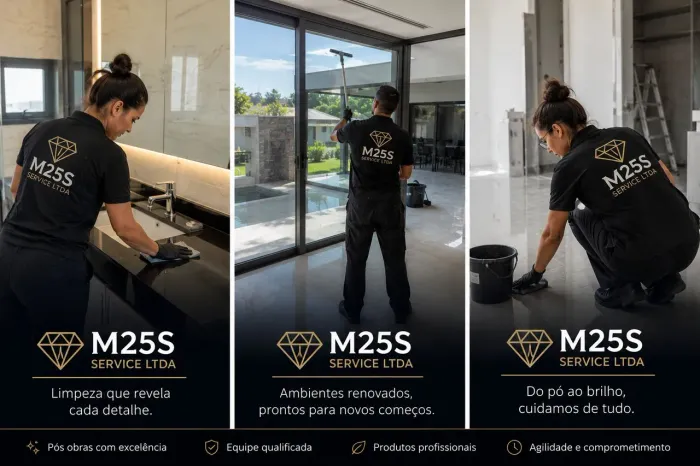 Limpeza pós obras  e limpeza de vidro