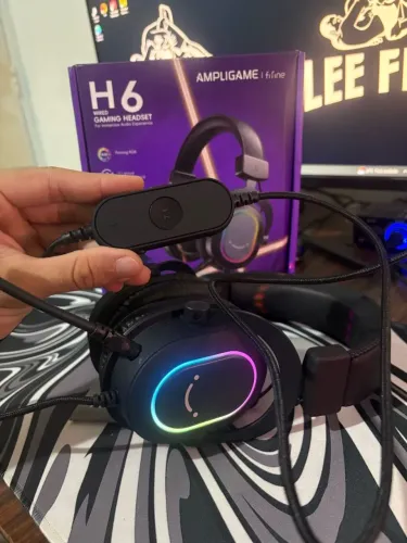 Headset Ffine H6 Ampligame 7.1 Surround 50mm Drivers