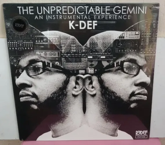 lp disco de vinil - k-def - the unpredictable gemini -colorido- lacrado importado