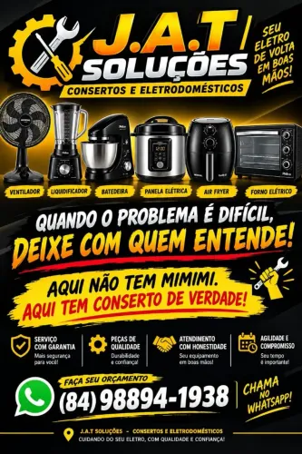 Concertos em eletrodoméstico