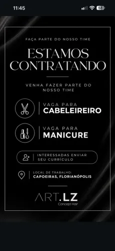 Oportunidade Cabeleireiro e Manicure